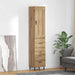 Bufet Stejar Artizanal 34,5 x 34 x 180 cm Lemn compozit - WALTI WALTI