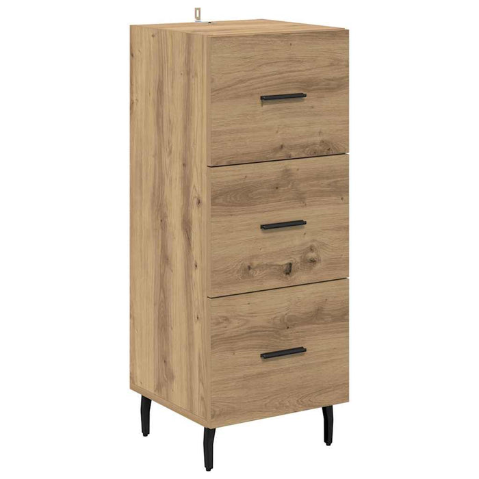Bufet Stejar Artizanal 34,5 x 34 x 180 cm Lemn compozit - WALTI WALTI