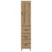 Bufet Stejar Artizanal 34,5 x 34 x 180 cm Lemn compozit - WALTI WALTI