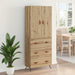 Bufet Stejar Artizanal 69,5 x 34 x 180 cm Lemn compozit - WALTI WALTI