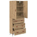 Bufet Stejar Artizanal 69,5 x 34 x 180 cm Lemn compozit - WALTI WALTI