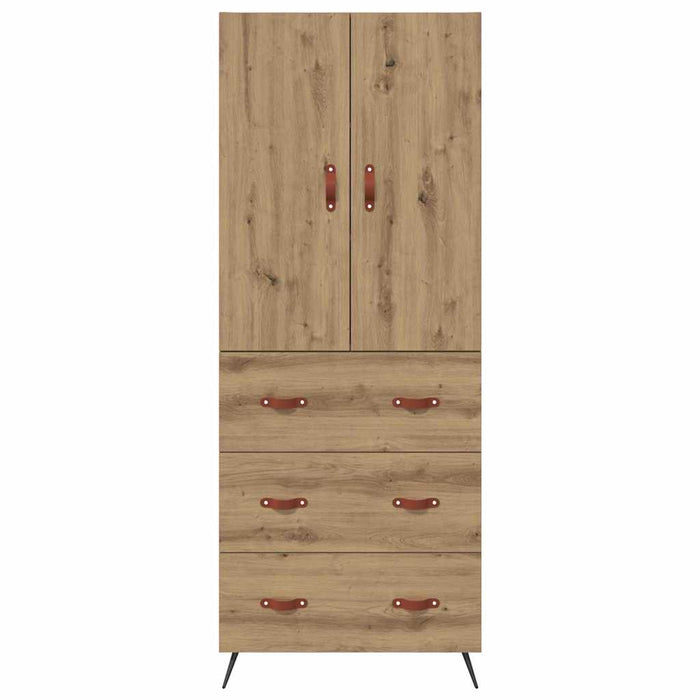 Bufet Stejar Artizanal 69,5 x 34 x 180 cm Lemn compozit - WALTI WALTI
