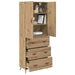 Bufet Stejar Artizanal 69,5 x 34 x 180 cm Lemn compozit - WALTI WALTI