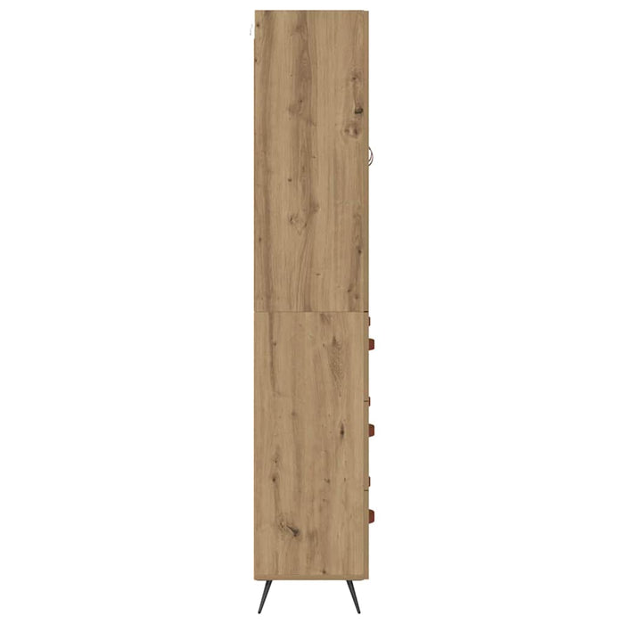 Bufet Stejar Artizanal 69,5 x 34 x 180 cm Lemn compozit - WALTI WALTI