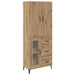 Bufet Pe perete Stejar Artizanal 69,5 x 34 x 180 cm Lemn compozit - WALTI WALTI