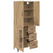 Bufet Pe perete Stejar Artizanal 69,5 x 34 x 180 cm Lemn compozit - WALTI WALTI