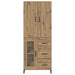 Bufet Pe perete Stejar Artizanal 69,5 x 34 x 180 cm Lemn compozit - WALTI WALTI