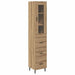 Bufet Stejar Artizanal 34,5 x 34 x 180 cm Lemn compozit - WALTI WALTI