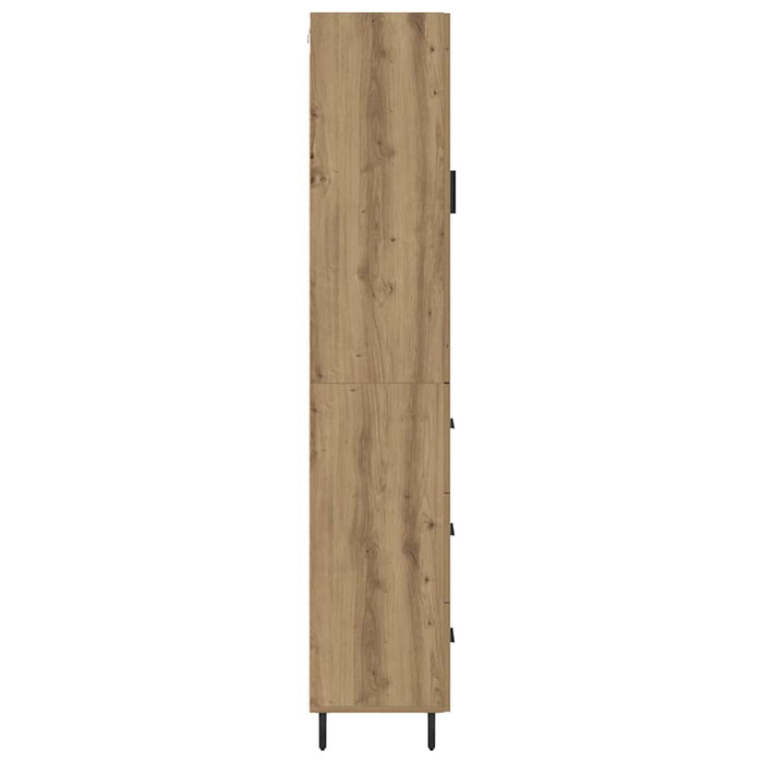 Bufet Stejar Artizanal 34,5 x 34 x 180 cm Lemn compozit - WALTI WALTI