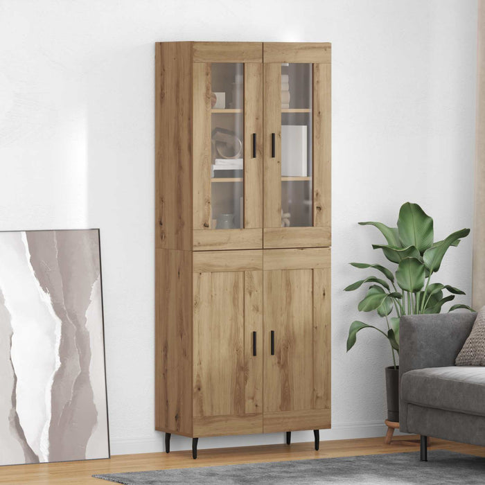 Bufet 2 pcs Stejar Artizanal Lemn compozit - WALTI WALTI