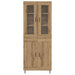 Bufet 2 pcs Stejar Artizanal Lemn compozit - WALTI WALTI