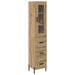 Bufet Stejar Artizanal 34,5 x 34 x 180 cm Lemn compozit - WALTI WALTI
