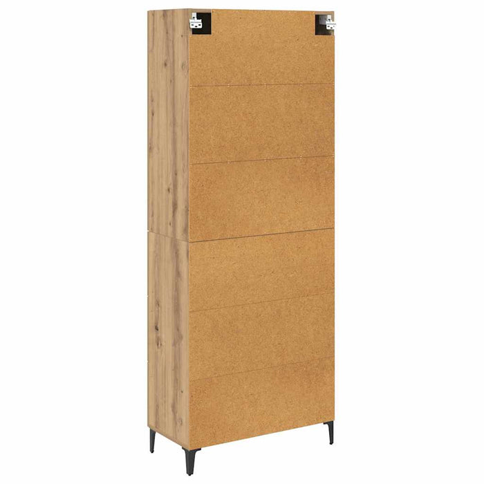 Bufet Stejar Artizanal 69,5 x 34 x 180 cm Lemn compozit - WALTI WALTI