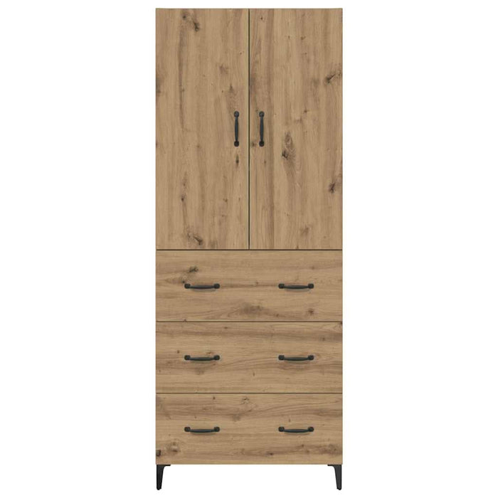 Bufet Stejar Artizanal 69,5 x 34 x 180 cm Lemn compozit - WALTI WALTI