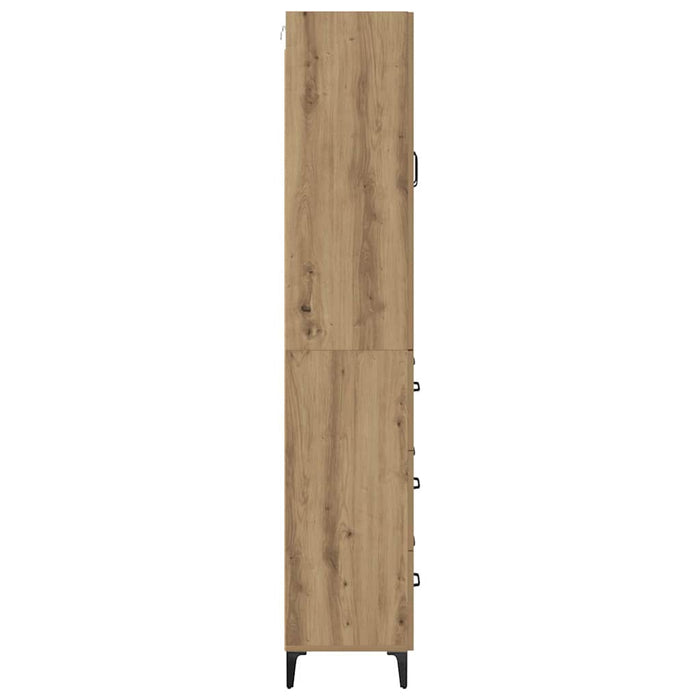 Bufet Stejar Artizanal 69,5 x 34 x 180 cm Lemn compozit - WALTI WALTI