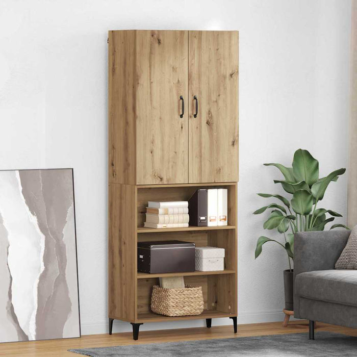Bufet Stejar Artizanal 69,5 x 34 x 180 cm Lemn compozit - WALTI WALTI