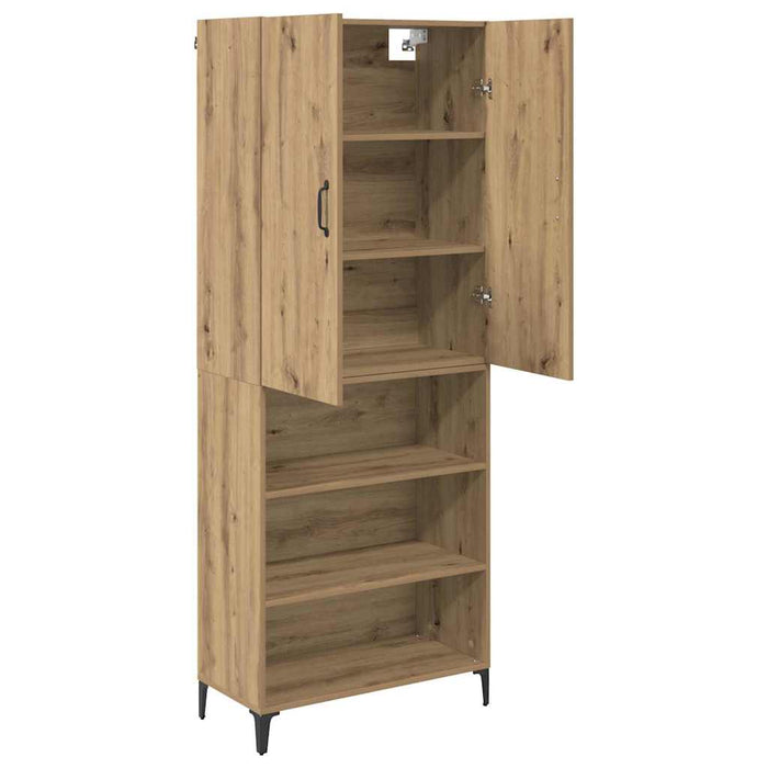 Bufet Stejar Artizanal 69,5 x 34 x 180 cm Lemn compozit - WALTI WALTI