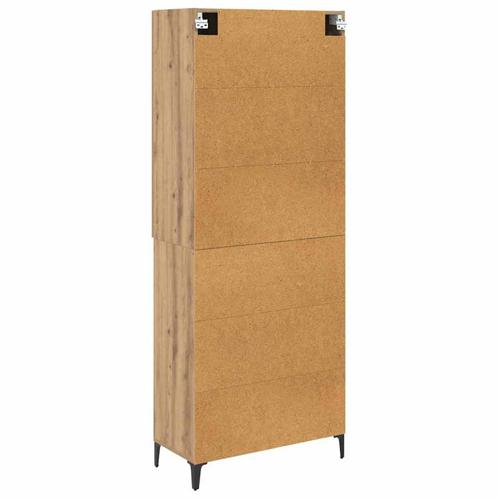 Bufet Stejar Artizanal 69,5 x 34 x 180 cm Lemn compozit - WALTI WALTI