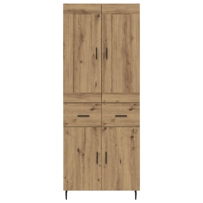 Bufet cu sertar 2 pcs Stejar Artizanal Lemn compozit - WALTI WALTI