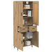 Bufet cu sertar 2 pcs Stejar Artizanal Lemn compozit - WALTI WALTI