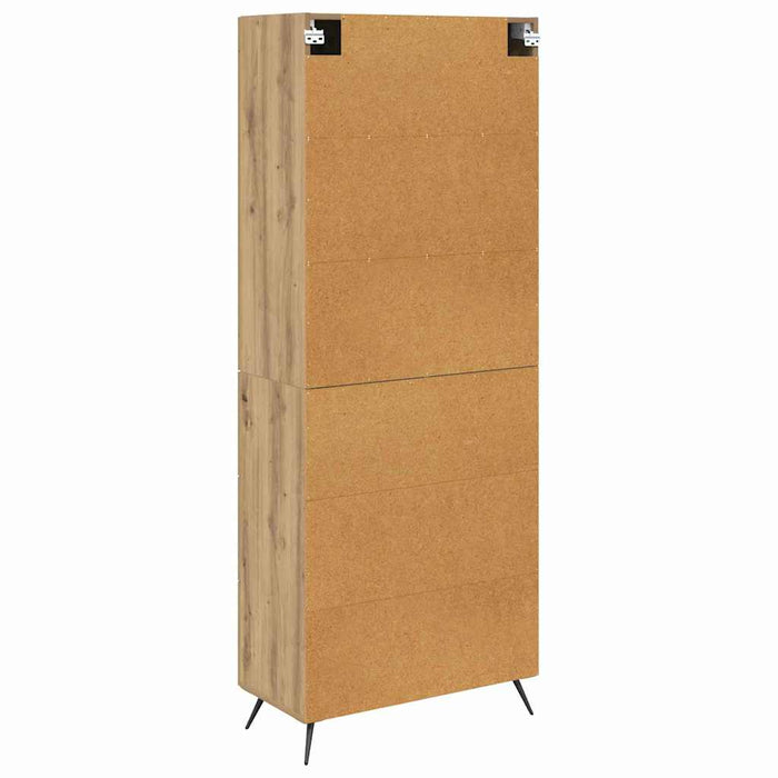 Bufet Stejar Artizanal 69,5 x 34 x 180 cm Lemn compozit - WALTI WALTI