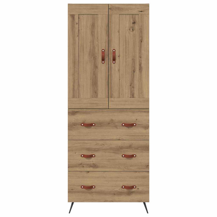Bufet Stejar Artizanal 69,5 x 34 x 180 cm Lemn compozit - WALTI WALTI