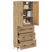 Bufet Stejar Artizanal 69,5 x 34 x 180 cm Lemn compozit - WALTI WALTI