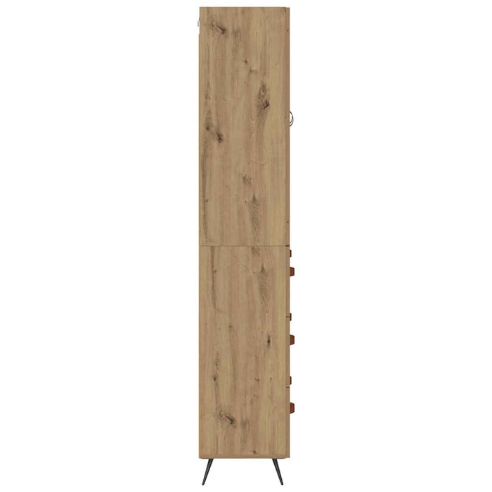 Bufet Stejar Artizanal 69,5 x 34 x 180 cm Lemn compozit - WALTI WALTI