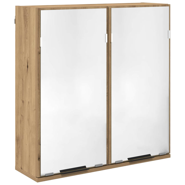Set de mobilier pentru baie cu sertar 4 pcs Stejar Artizanal WALTI