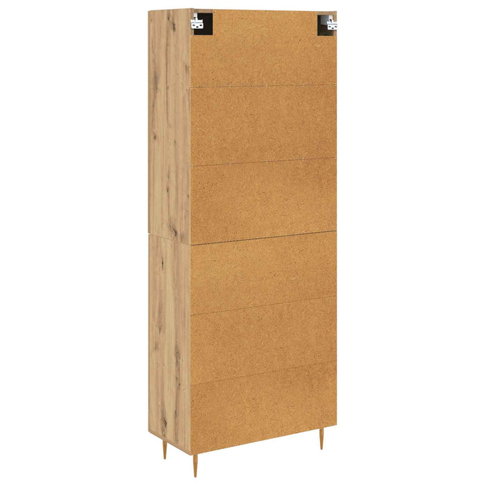 Bufet Stejar Artizanal 69,5 x 34 x 180 cm Lemn compozit - WALTI WALTI