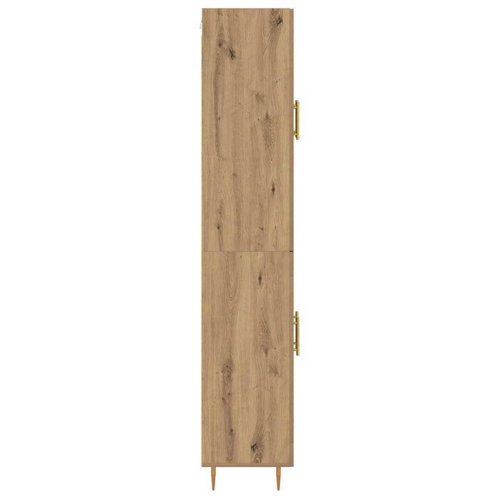 Bufet Stejar Artizanal 69,5 x 34 x 180 cm Lemn compozit - WALTI WALTI