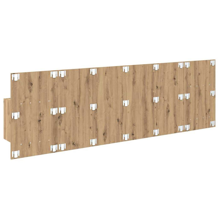 Tăblie cu Noptieră 3 pcs Stejar Artizanal Lemn compozit - WALTI WALTI