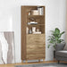 Bufet Stejar Artizanal 69,5 x 32,5 x 180 cm Lemn compozit - WALTI WALTI