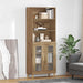 Bufet Stejar Artizanal 69,5 x 32,5 x 180 cm Lemn compozit - WALTI WALTI