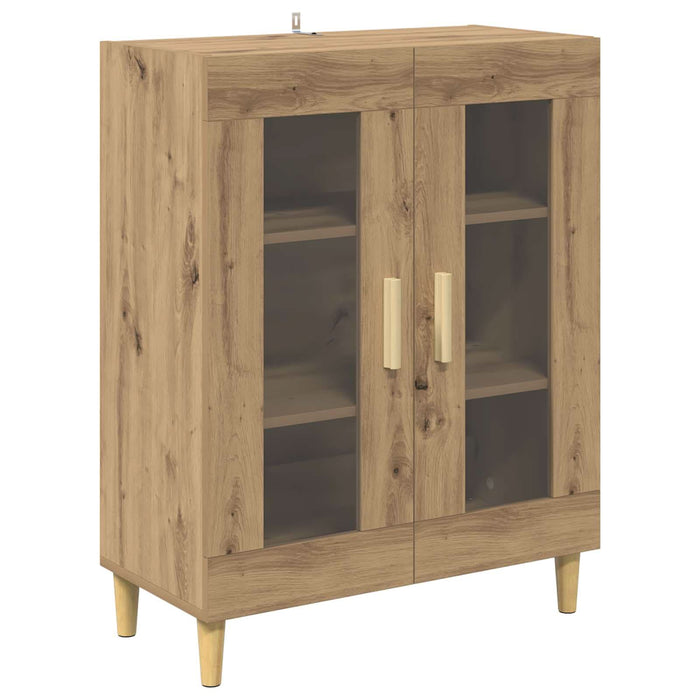 Bufet Stejar Artizanal 69,5 x 32,5 x 180 cm Lemn compozit - WALTI WALTI