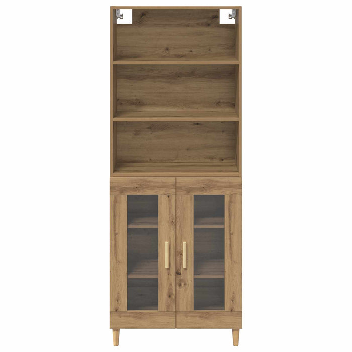 Bufet Stejar Artizanal 69,5 x 32,5 x 180 cm Lemn compozit - WALTI WALTI