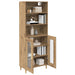 Bufet Stejar Artizanal 69,5 x 32,5 x 180 cm Lemn compozit - WALTI WALTI
