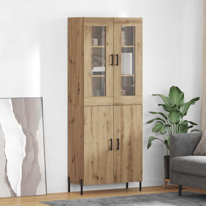 Bufet Stejar Artizanal 69,5 x 34 x 180 cm Lemn compozit - WALTI WALTI