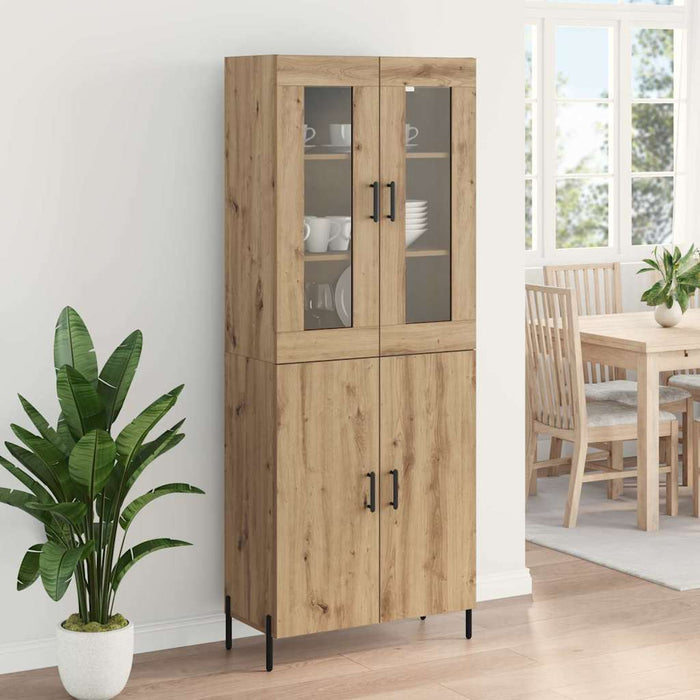 Bufet Stejar Artizanal 69,5 x 34 x 180 cm Lemn compozit - WALTI WALTI