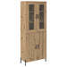 Bufet Stejar Artizanal 69,5 x 34 x 180 cm Lemn compozit - WALTI WALTI