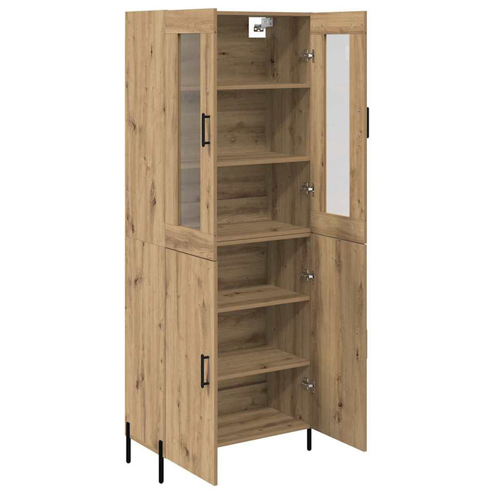 Bufet Stejar Artizanal 69,5 x 34 x 180 cm Lemn compozit - WALTI WALTI