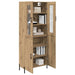 Bufet Stejar Artizanal 69,5 x 34 x 180 cm Lemn compozit - WALTI WALTI