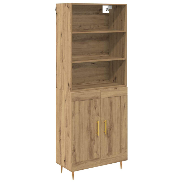 Bufet Stejar Artizanal 69,5 x 34 x 180 cm Lemn compozit - WALTI WALTI