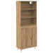 Bufet Stejar Artizanal 69,5 x 34 x 180 cm Lemn compozit - WALTI WALTI