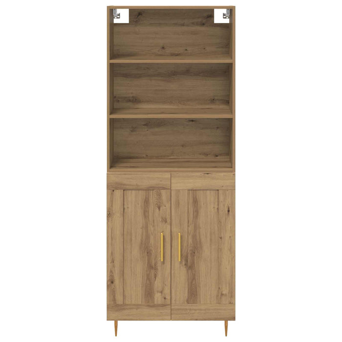 Bufet Stejar Artizanal 69,5 x 34 x 180 cm Lemn compozit - WALTI WALTI