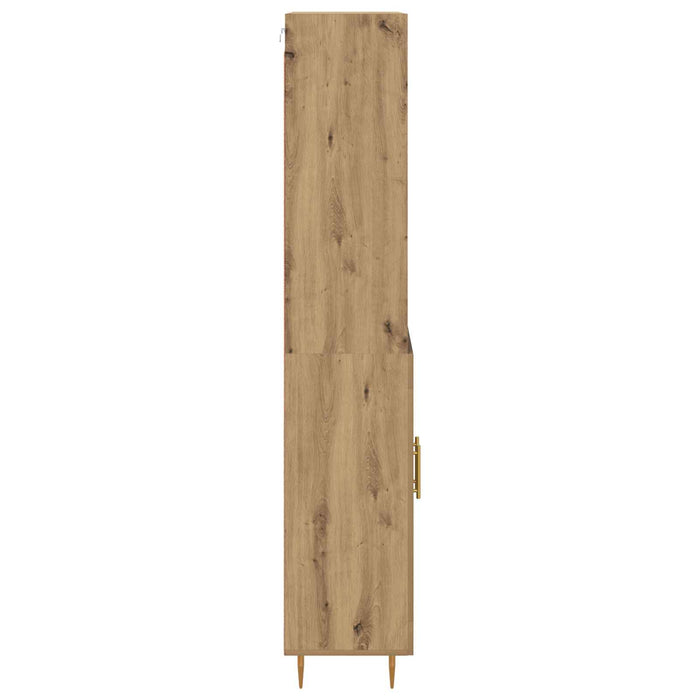 Bufet Stejar Artizanal 69,5 x 34 x 180 cm Lemn compozit - WALTI WALTI