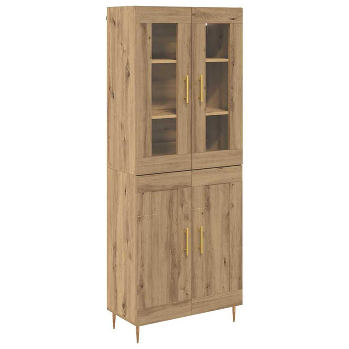 Bufet 2 pcs Stejar Artizanal Lemn compozit - WALTI WALTI
