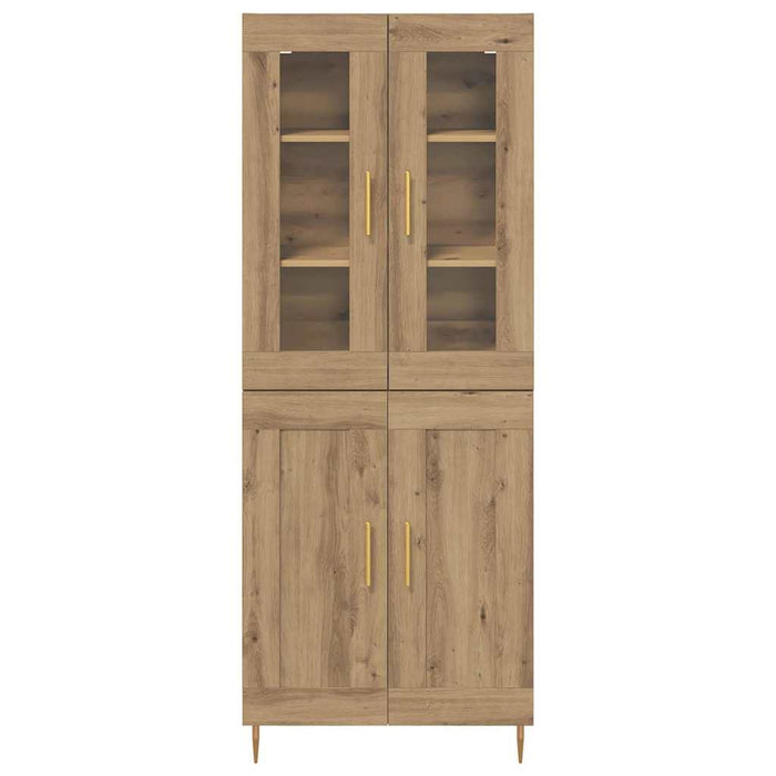 Bufet 2 pcs Stejar Artizanal Lemn compozit - WALTI WALTI