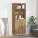 Bufet Stejar Artizanal 69,5 x 34 x 180 cm Lemn compozit - WALTI WALTI