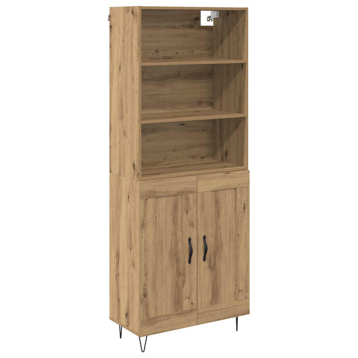 Bufet Stejar Artizanal 69,5 x 34 x 180 cm Lemn compozit - WALTI WALTI